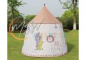 Namiot Indiański Tipi Dla Dzieci Beżowy 125 Cm