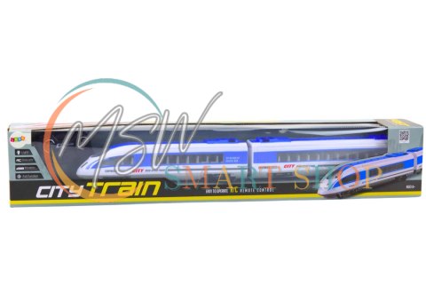 Pociąg Zdalnie Sterowany RC Światła Biały 65 Cm Pociąg Zdalnie Sterowany RC Światła Biały 65 Cm