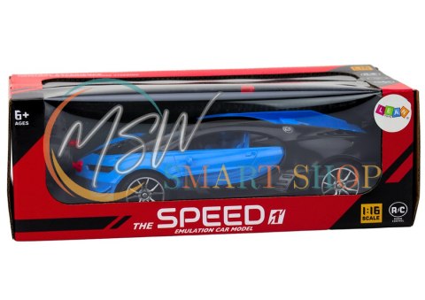 ?Samochód Sportowy Zdalnie Sterowany Auto RC Niebieski1:16 ?Samochód Sportowy Zdalnie Sterowany Auto RC Niebieski1:16