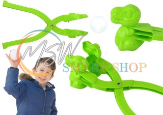 Śnieżkomat Do Śniegu Maszynka Do Robienia Śnieżek Dinozaur Zielony