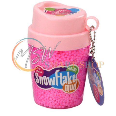 Squishy Kulki Styropianowe Masa w Kubeczku Różowy Squishy Kulki Styropianowe Masa w Kubeczku Różowy