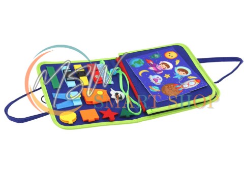 Tablica Filcowa Sensoryczna Manipulacyjna Edukacyjna Niebieska Tablica Filcowa Sensoryczna Manipulacyjna Edukacyjna Niebieska