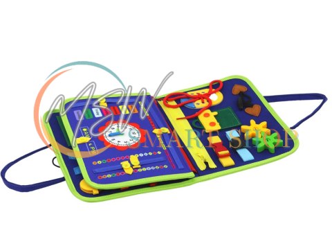 Tablica Filcowa Sensoryczna Manipulacyjna Edukacyjna Niebieska Tablica Filcowa Sensoryczna Manipulacyjna Edukacyjna Niebieska