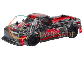 Zdalnie Sterowane Auto Pick-Up RC 1:18 Gumowe Opony Czerwony