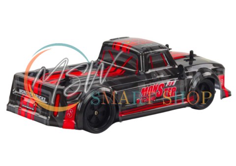 Zdalnie Sterowane Auto Pick-Up RC 1:18 Gumowe Opony Czerwony Zdalnie Sterowane Auto Pick-Up RC 1:18 Gumowe Opony Czerwony