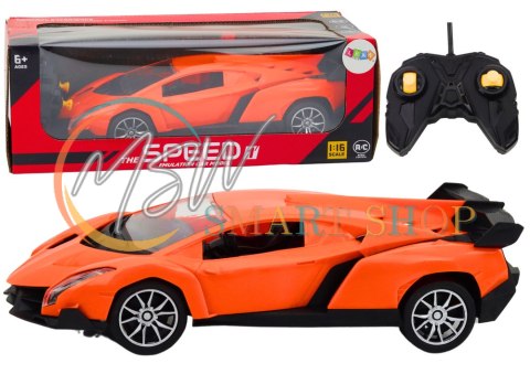 Zdalnie Sterowany Samochód Sportowy Pomarańczowe Auto RC 1:16 Zdalnie Sterowany Samochód Sportowy Pomarańczowe Auto RC 1:16