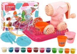 Zestaw Ciastolina Masa Plastyczna Maszynka DIY Akcesoria 36 ele.