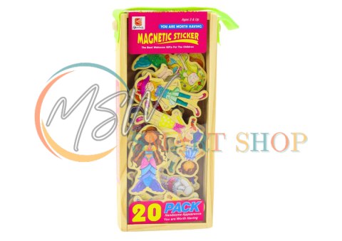 Zestaw Magnesy Drewniane Postacie W Przebraniach Kolorowe 20 Sztuk Zestaw Magnesy Drewniane Postacie W Przebraniach Kolorowe 20 Sztuk