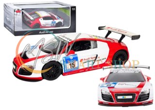 Auto R/C 1:24 Zdalnie Sterowane Sportowe AUDI R8 LMS Białe