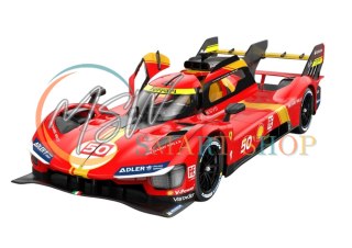 Auto R/C 1:24 Zdalnie Sterowane Sportowe Ferrari 499P Czerwone
