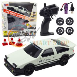 Auto Sportowe Do Driftu Wymienne Koła Zdalnie Sterowany RC 4WD Biały