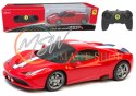 Auto Sportowe RC 1:24 Zdalnie Sterowane Ferrari 458 Speciale Czerwone