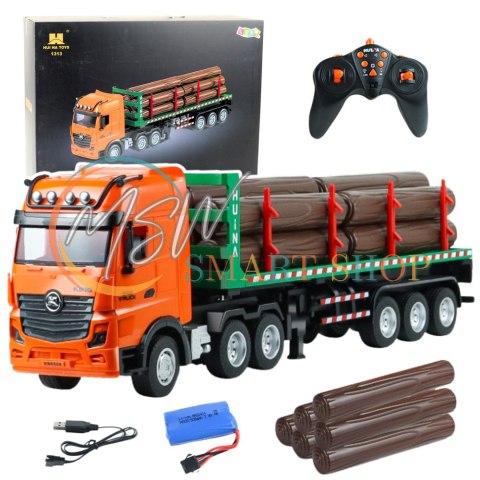 Ciężarówka Transporter Drewna Zdalnie Sterowany RC Huina 1:18 Ciężarówka Transporter Drewna Zdalnie Sterowany RC Huina 1:18
