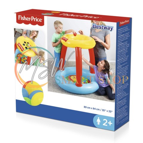 Dmuchany Brodzik Z Daszkiem Fisher-Price Bestway 93541 Dmuchany Brodzik Z Daszkiem Fisher-Price Bestway 93541