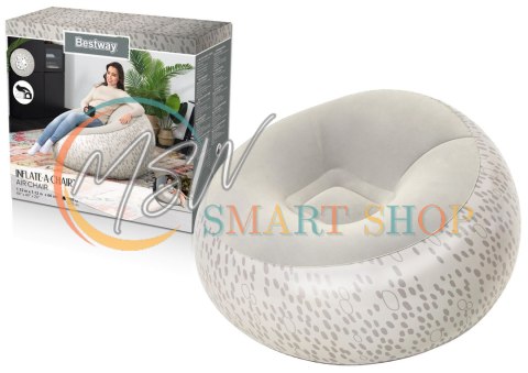 Dmuchany Fotel Szary Bestway 75052