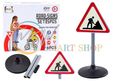 Duży Znak Ostrzegawczy Prace Drogowe Edukacyjny 70cm Duży Znak Ostrzegawczy Prace Drogowe Edukacyjny 70cm