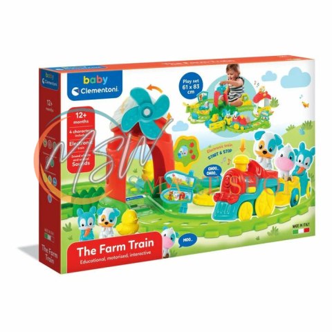 Interaktywny Pociąg Farmera Clementoni 17391 Interaktywny Pociąg Farmera Clementoni 17391