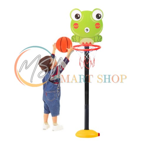 Kosz Do Gry W Koszykówkę Regulowany Żaba Zielona 110cm Kosz Do Gry W Koszykówkę Regulowany Żaba Zielona 110cm