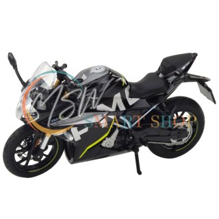 Motocykl Sportowy Metalowy Światła Dźwięki Czarny 250 SR 1:12