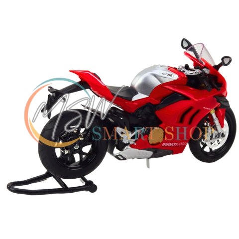 Motocykl Sportowy Metalowy Światła Dźwięki Czerwony 1:12 Motocykl Sportowy Metalowy Światła Dźwięki Czerwony 1:12