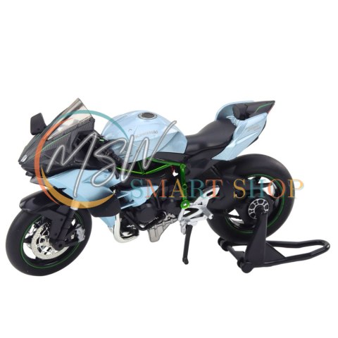 Motocykl Sportowy Metalowy Światła Dźwięki Srebrny 1:12 Motocykl Sportowy Metalowy Światła Dźwięki Srebrny 1:12