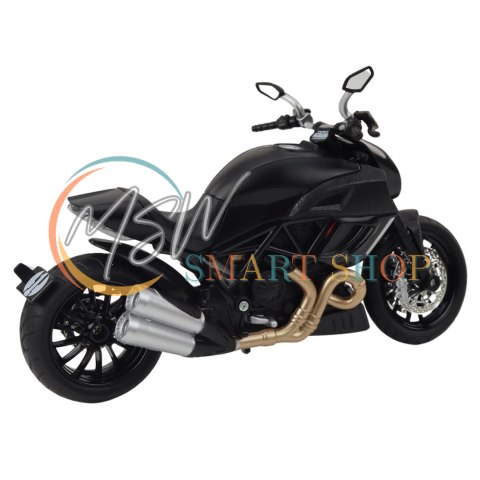 Motocykl Sportowy Metalowy Światła Dźwięki Złote Elementy Czarny 1:12 Motocykl Sportowy Metalowy Światła Dźwięki Złote Elementy Czarny 1:12