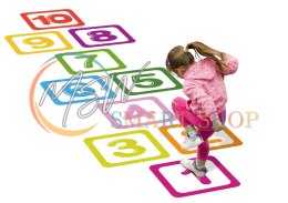 Naklejki Podłogowe Liczby Edukacyjne Do Gry w Klasy