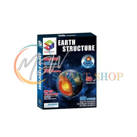 Puzzle 3D Edukacyjne Planeta Ziemia Jądro Ziemskie 50el Puzzle 3D Edukacyjne Planeta Ziemia Jądro Ziemskie 50el