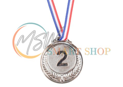 Srebrny Medal Drugie Miejsce Nagroda Trofeum Cynkowy 6,5cm Srebrny Medal Drugie Miejsce Nagroda Trofeum Cynkowy 6,5cm