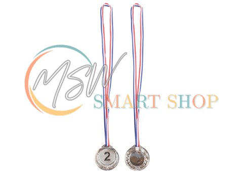 Srebrny Medal Drugie Miejsce Nagroda Trofeum Cynkowy 6,5cm Srebrny Medal Drugie Miejsce Nagroda Trofeum Cynkowy 6,5cm