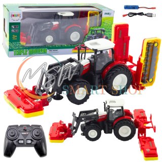 Traktor Rolniczy Z Kosiarkami Do Trawy Zdalnie Sterowany RC 2.4G