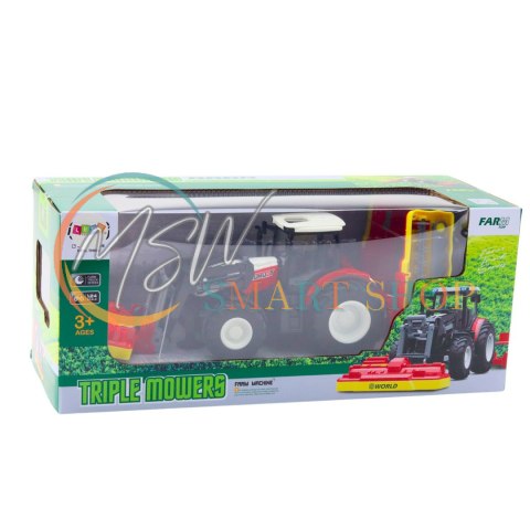 Traktor Rolniczy Z Kosiarkami Do Trawy Zdalnie Sterowany RC 2.4G Traktor Rolniczy Z Kosiarkami Do Trawy Zdalnie Sterowany RC 2.4G