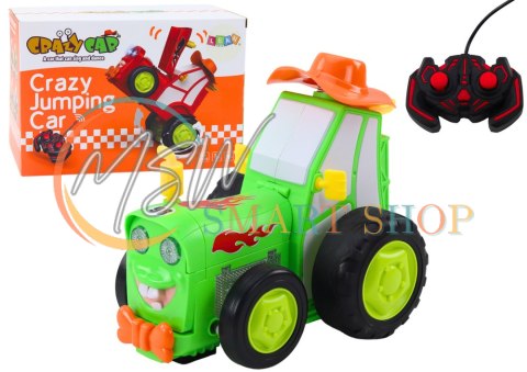 Zdalnie Sterowany Skaczący Traktor R/C Zielony Zdalnie Sterowany Skaczący Traktor R/C Zielony