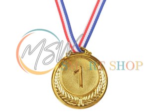 Złoty Medal Pierwsze Miejsce Nagroda Trofeum Cynkowy 6,5cm