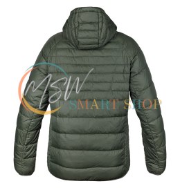 Kurtka Mix&Match, pikowana, puchowa, lekka, oliwkowo-czarna, rozmiar L