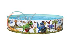 Basen Ogrodowy Dinozaury 183 cm x 38 cm Bestway 55022