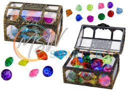 Diamenty W Skrzyni Kuferku Kolorowe 17 Sztuk