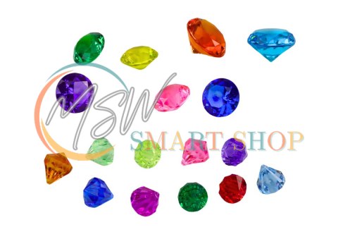 Diamenty W Skrzyni Kuferku Kolorowe 17 Sztuk Diamenty W Skrzyni Kuferku Kolorowe 17 Sztuk