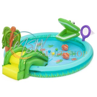Dmuchany Plan Zabaw Krokodyl 224 x 181 x 72 cm Bestway 53166