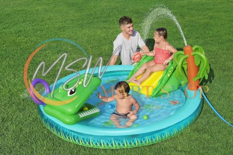 Dmuchany Plan Zabaw Krokodyl 224 x 181 x 72 cm Bestway 53166