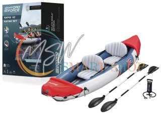 Kajak Dmuchany Dwuosobowy 321 x 88 cm Bestway 65077