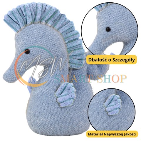 Maskotka Pluszowa Przytulanka Konik Wodny Niebieski 25cm Maskotka Pluszowa Przytulanka Konik Wodny Niebieski 25cm