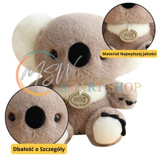Maskotka Pluszowa Przytulanka Miś Koala Szary 23cm