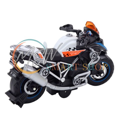 Motor Wyścigowy Do Skręcania Rozkręcania DIY Światła Dźwięki Czarny Motor Wyścigowy Do Skręcania Rozkręcania DIY Światła Dźwięki Czarny