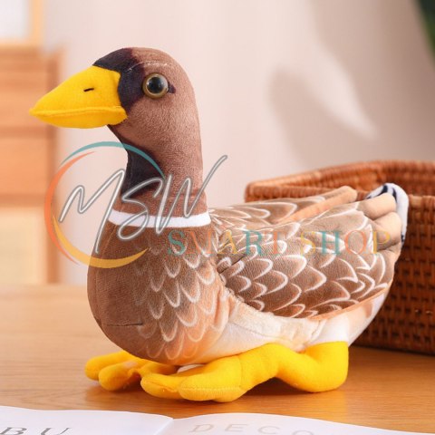 Pluszowa Maskotka Przytulanka Kaczka Brązowo Żółta 28cm Pluszowa Maskotka Przytulanka Kaczka Brązowo Żółta 28cm