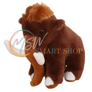 Pluszowa Maskotka Przytulanka Mamut Brązowy 20cm