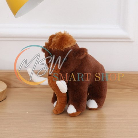 Pluszowa Maskotka Przytulanka Mamut Brązowy 20cm Pluszowa Maskotka Przytulanka Mamut Brązowy 20cm