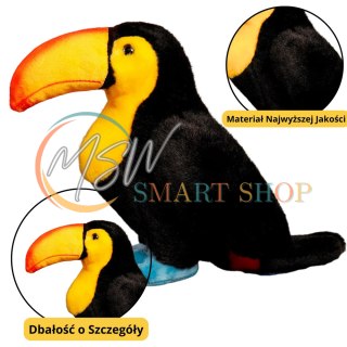 Pluszowa Maskotka Przytulanka Tukan Czarny 25cm