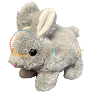 Pluszowa Maskotka Przytulanka Zając Królik Szary 18cm