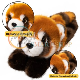 Pluszowa Panda Ruda Maskotka Brelok Kółko Karabińczyk 13cm